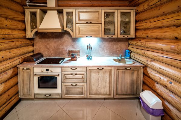 Rustic Cabinets Installation in Cypress